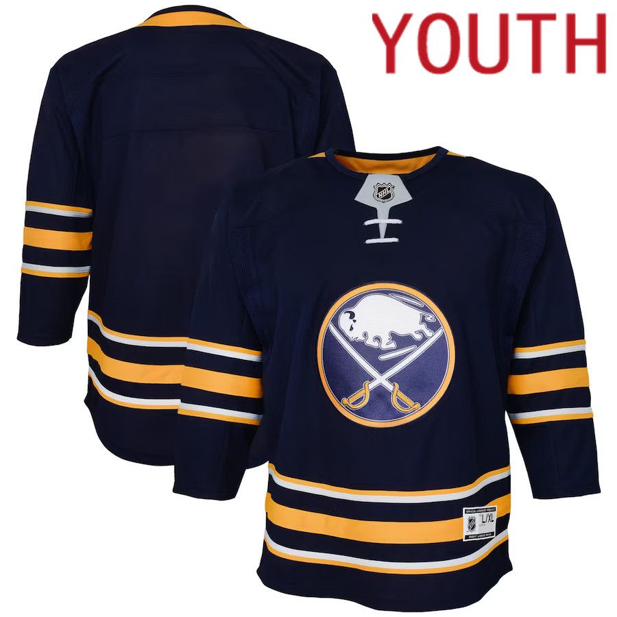 Youth Buffalo Sabres Navy Home Premier NHL Jersey